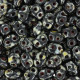 SuperDuo Beads 2.5x5mm Jet- Picasso